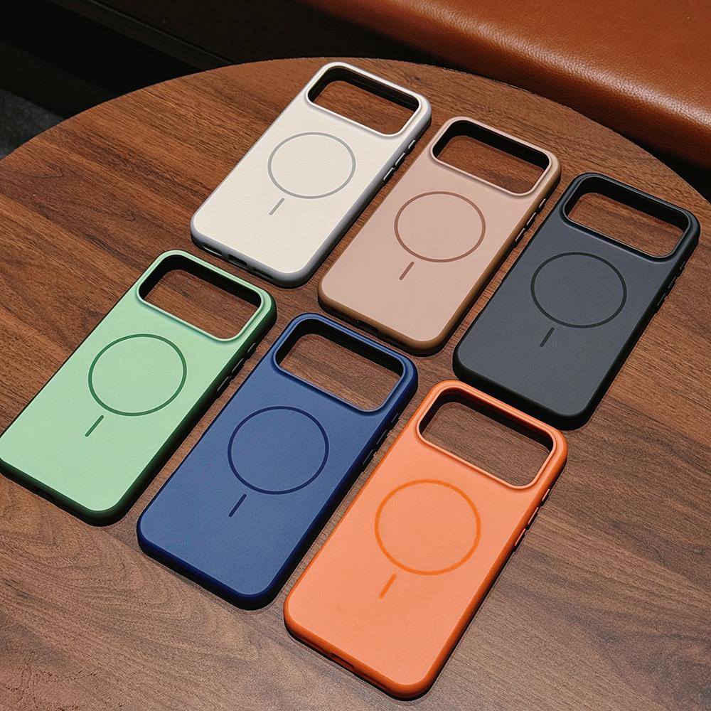 Luxury For Magsafe Wireless Charge Magnetic Case For iPhone 17 Air 16 15 14 Plus 13 12 11 Pro Max Shockproof Hard Matte Cover