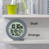 Large Digital Wall Clock with Date Day Temperature Battery Operated Bathroom Clock Shower Clock with Suction Cup Gift