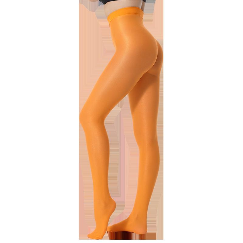 Plus Size 6 Run-Resistant Shaping Tights Women Shiny Yoga Dancing Pantyhose Ladies Smooth Leggings Sport Tights Pants Hosiery