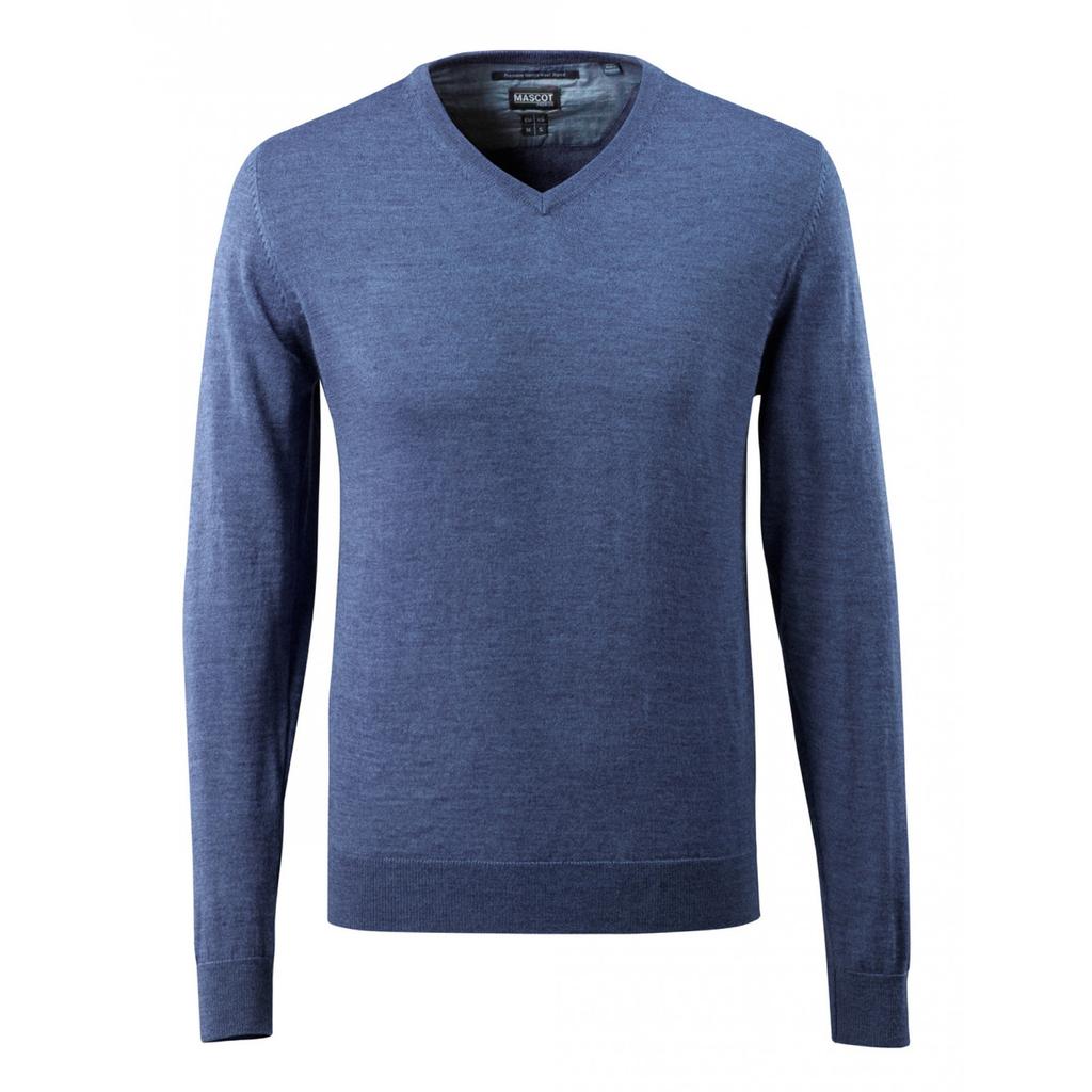 Mascot Mens Frontline Knitted V Neck Modern Jumper