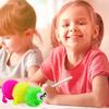 Glowing Puffer Toy Soft Caterpillar Toy Anti Stress Hair Caterpillar Toy for Kids