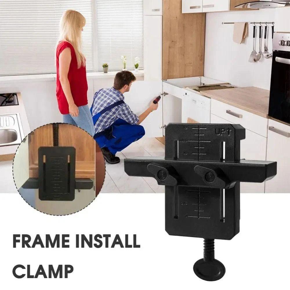 Plastic Cabinet Door Mounting Jig Mini Floor Cabinets Frame Install Clamp  For Hidden Door Install