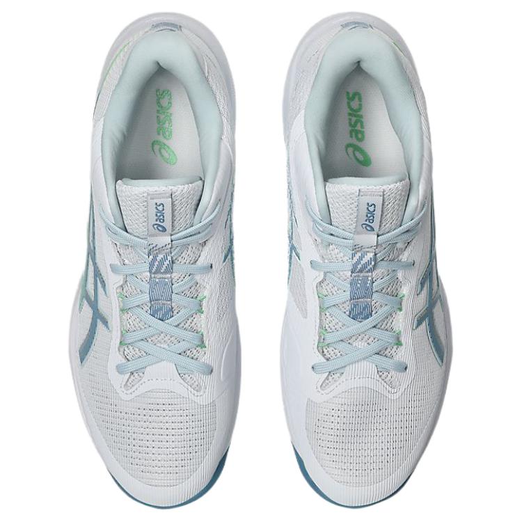 ASICS NETBURNER BALLISTIC FF MT 4 Breathable Support Volleyball Shoes Men's White Blue 1051A090-102