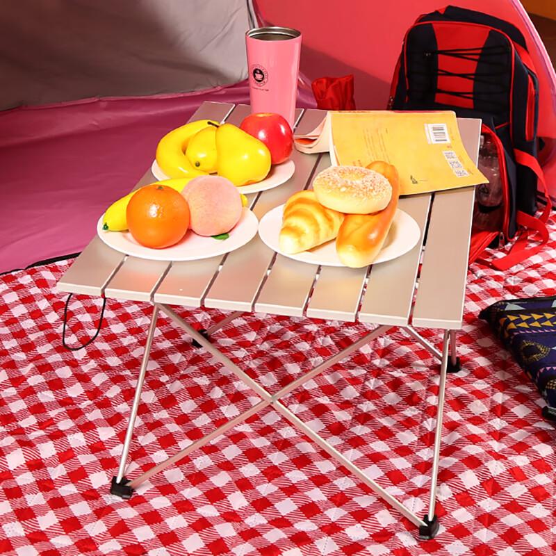 Tri-polar Outdoor Aluminum Folding Camping Table