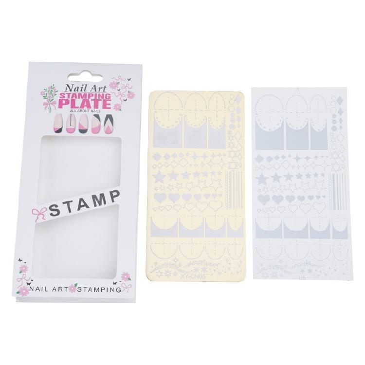 Long Lasting Metal Nail Design Stamp Reusable Template With Detailed Embossing For Gel And Regular Polish Users
