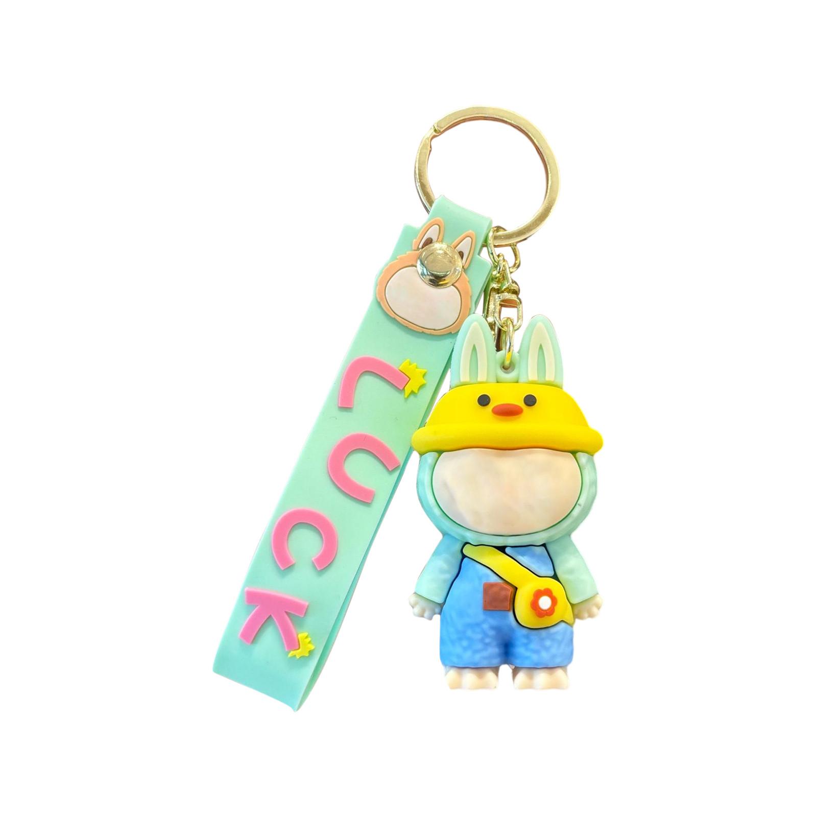 

Stippled Three-dimensional Doll Car Key Chain One Size