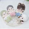 10cm Cotton Doll Clothes - T-shirt & Overalls Set for Plush Toy with Starfish or Normal Body, Universal Replacement.