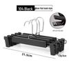 Traceless Plastic Pants and Skirt Hanger with Clips for Clothing Stores