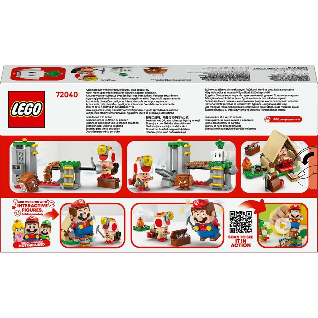 Construction Set Lego 72040 Super Mario Captain Toad's Camp 159 Pieces