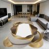Irregular Luxury Marble Fluffy Rug for Living Room Easy Clean Short Velvet Bedside Carpet Decoration Home Large Area Floor Mat