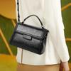 Bubble Head Layer Cowhide Women Single Shoulder Crossbody Simple Fashion Bag Girls Classic Shell Bag Multi-layer Dumpling Bag