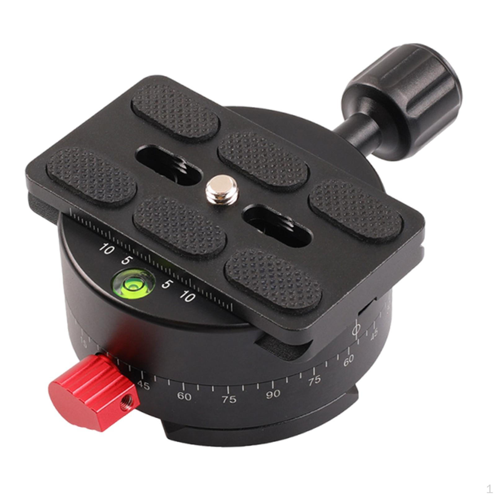 

Panoramic Quick Release Plate Camera Mount Adapter Portable 1/4 Screw for Tripod Monopod High