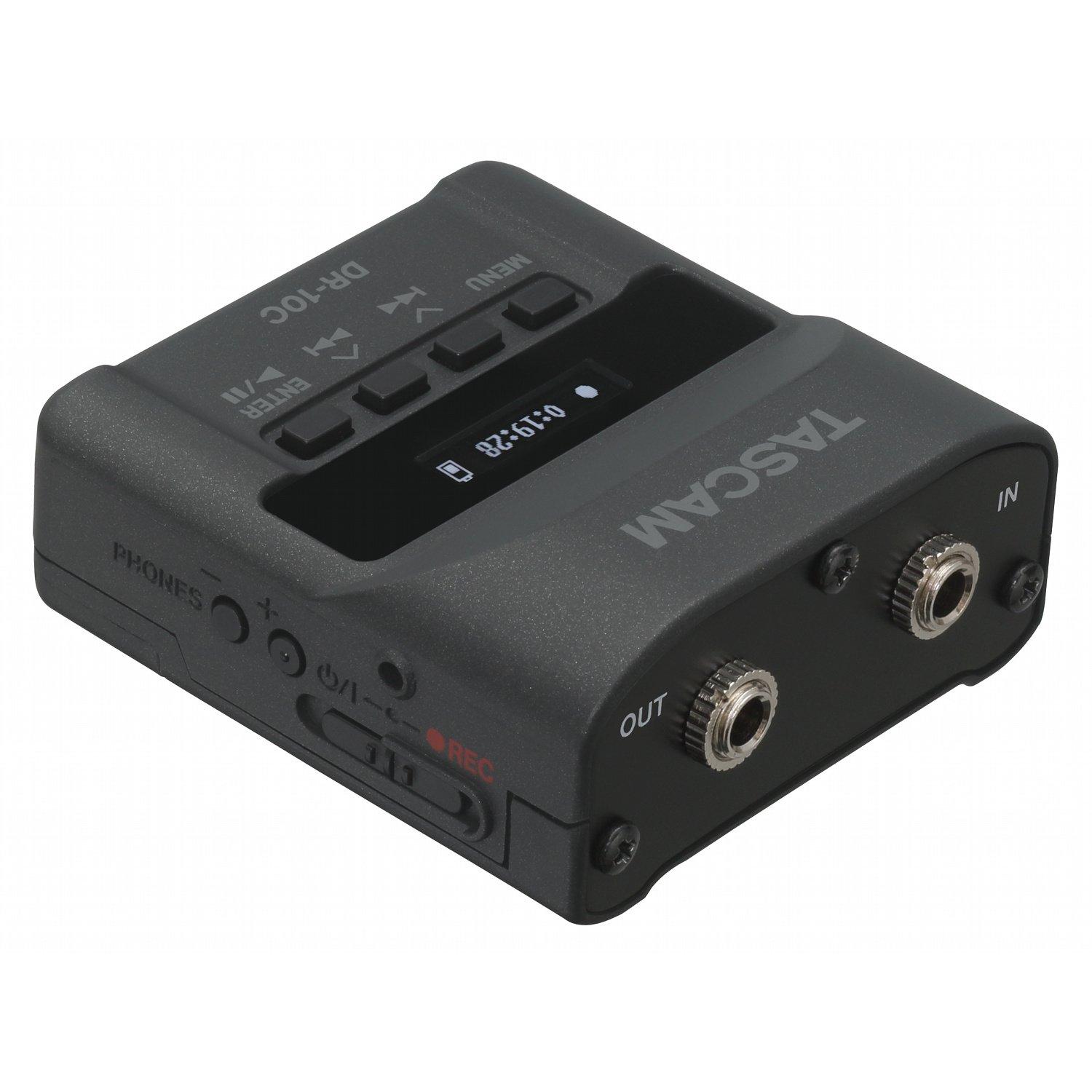 

TASCAM DR-10CS Micro Linear PCM Recorder for Wireless Microphone Systems [Compatible with SENNHEISER Products] TASCAM