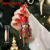 18/36Pcs Nutcracker Soldier Christmas Wooden Hanging Decors Wood Gift Xmas Pendant Christmas Party Supplies Home Decor Christmas