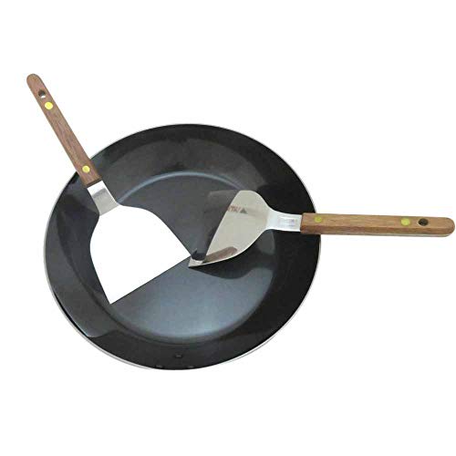 Endo Shoji TKG Okonomiyaki Turner, 3.5" x 10.5" (W x L): 105 x 240 mm, Weight: 118 g, Essential for Teppanyaki, Stainless Steel Spatula, Heat-Resistan