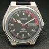 CITIZEN AUTOMATIC 8200 VINTAGE JAPAN MENS BLACK COLOR DIAL WATCH a702144-5 R208-a702144