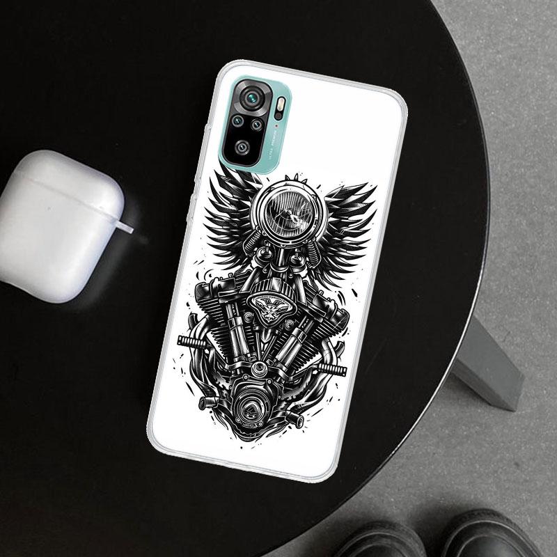 

Motorcycle Gear Phone Case Cover for Xiaomi Redmi Note 15 14 13 12 11 Pro Plus 14S 12S 11S 11T 11E 10S 10 Customized Fundas Redm Redmi Note 13 Pro 4G