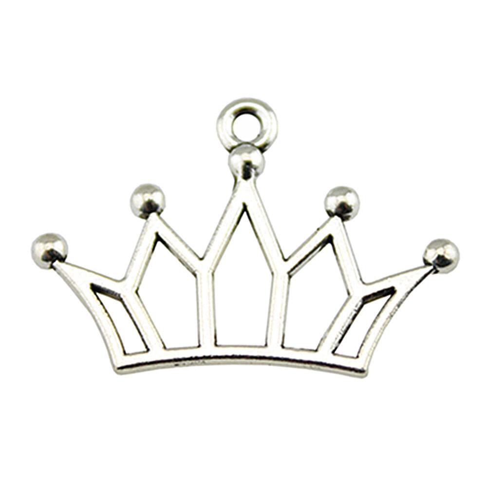 Charms Crown Pendants Minimalist Jewelry Components QC035
