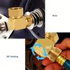L Shaped Garden Hose Fittings 3/4Inch 90 Degree Hose Swivel Elbow Connector for Irrigation and Car Washing Enduring