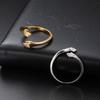 Cazador Waterproof Hands Hug Rings Stainless Steel Geometric Open Finger Rings for Women Jewelry Trendy Birthday Valentine Gift
