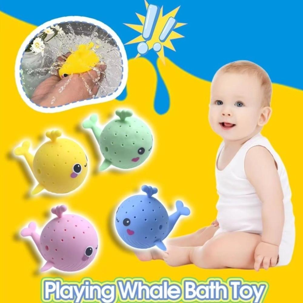 Water Absorbing Bath Squeezing Toys Whale Water Toys Baby Toy Whale Squeezing Toys Summer