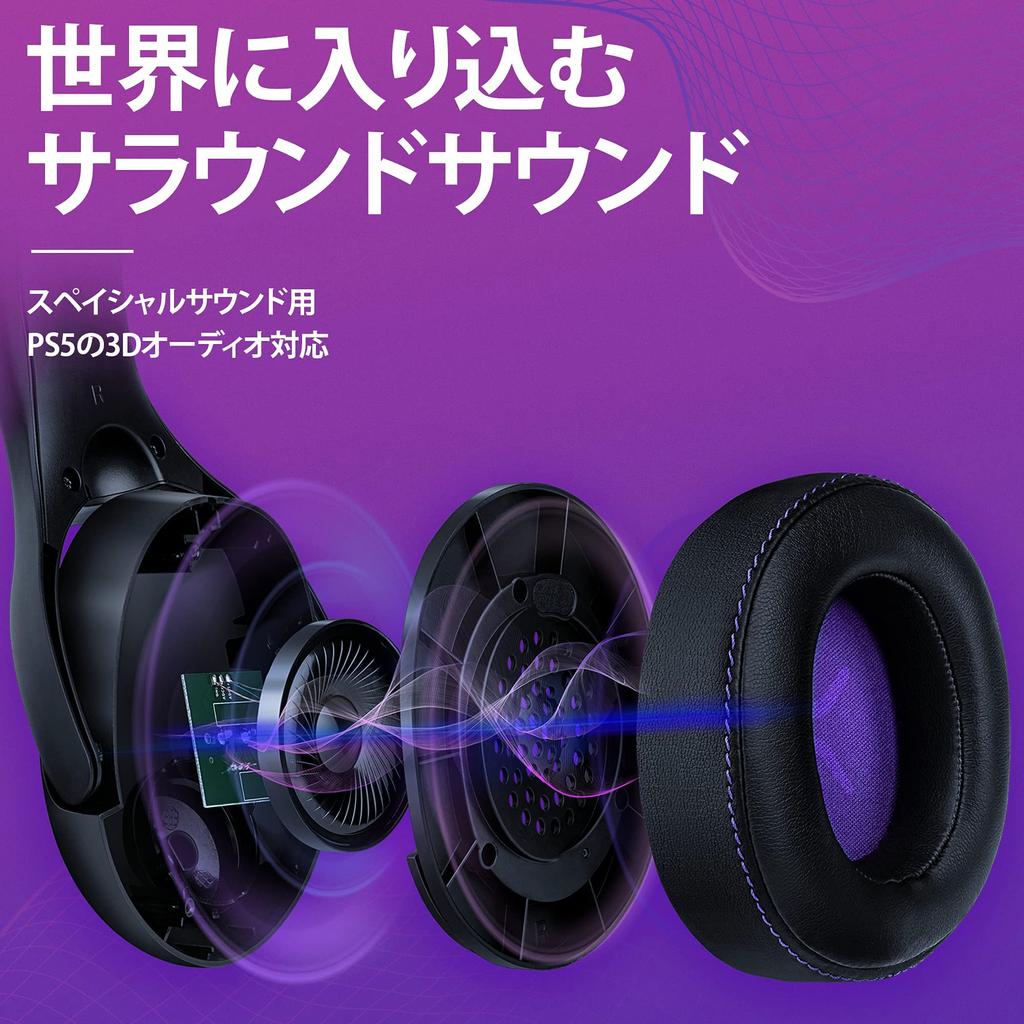 Offiziell lizenziertes PDP Victrix Gambit PS5 Gaming-Headset Kabellos Kabelgebunden Schwarz mit Mikrofon [SONY Produkt] []