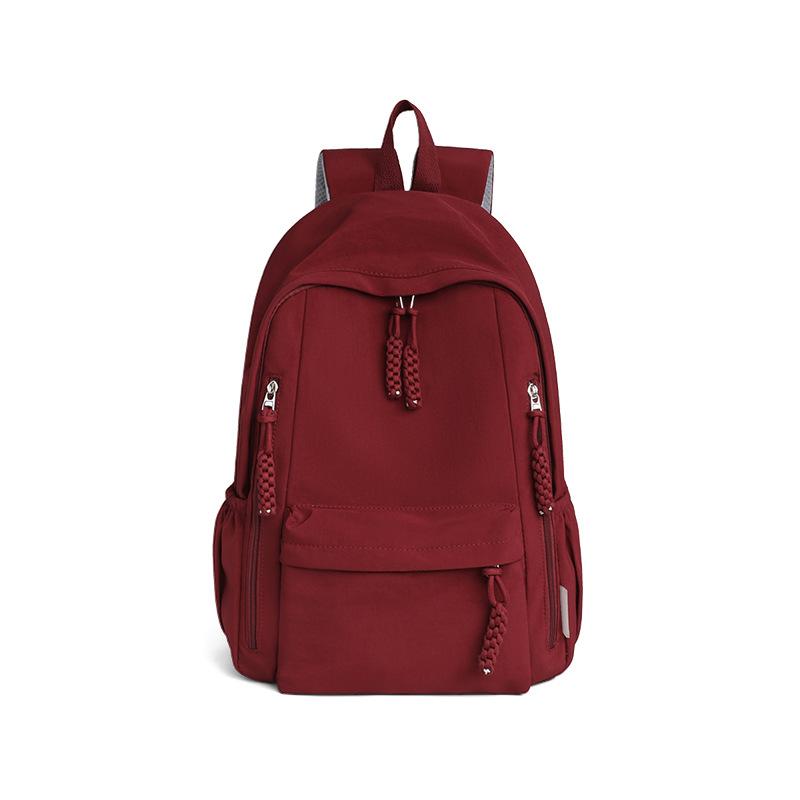 Backpack Women'S Fashion School Bag Junior High School Student College Student Large Capacity Computer Travel Backpack