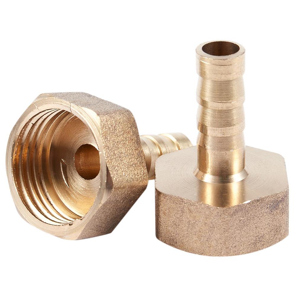 A60Z6 Pcs 1/2 BSP Female Thread 8Mm Air Pneumatic Gas Hose Barbed Fitting Goldmay