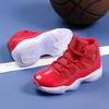 Kids Boys Basketball Shoes Mesh Breathable Mid-Top Sneakers All