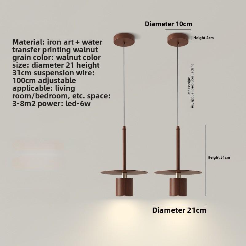 Simple Bed Head Hanging Line Vertical Small Chandelier