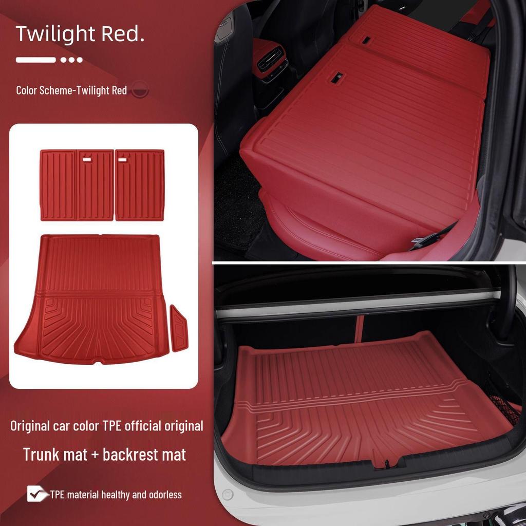 Xiaomi SU7 Trunk Mat: Durable TPE Protective Backrest Pad and Tail Box Interior Accessory.