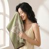 Striped Absorbent Thick Cotton Face Towel Soft Yarndyed Design For Adults