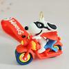 New Snoopy Doll Keychain Silicone Car Couple Keychain School Bag Ornament Birthday Gift for Friends Kawaii