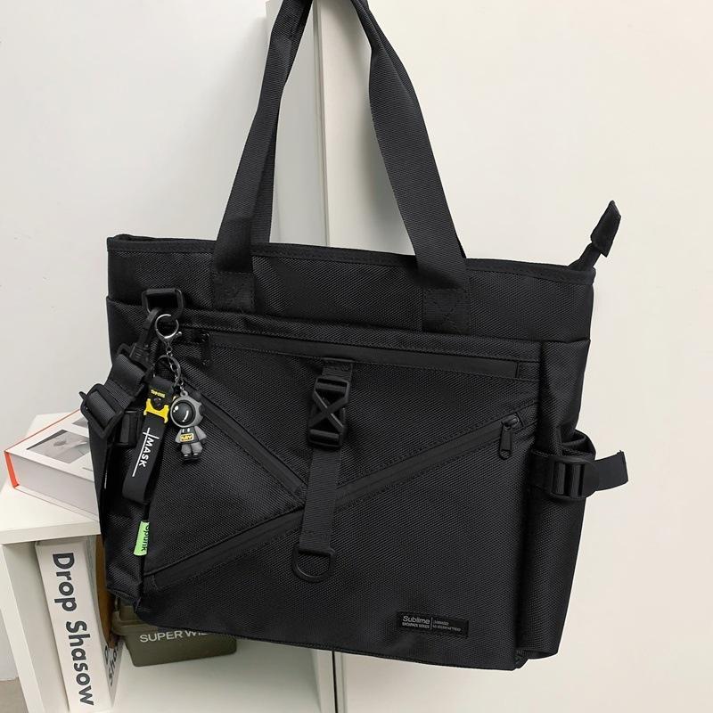 

Outdoor Travel Multifunction Waterproof Tote Bag Men Women Techwear Style Crossbody Bag Large-capacity Casual Shoulder Bags