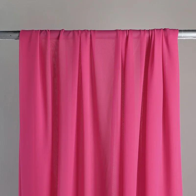 100x150cm Chiffon Fabric Clothing Wedding Decoration Avocado Green Sage Mint Yarn Layout Gauze DIY Home Deco Dress Material