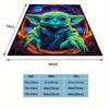1pc Star Wars Printing Blanket - Soft, All-Season Throw for Living Room, Bedroom,Personalized Gift with Adorable Cartoon Design