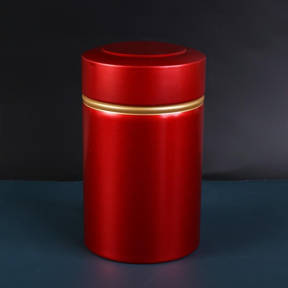 Loose Dry Tea Leaves Tin Box Smell Proof Tea Box Portable Tea Container