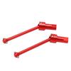 2 Pcs Front Rear Drive Shaft Aluminium Alloy RC CVD Front Rear Drive Shaft for   Latrax Teton 1Celsius18 Car