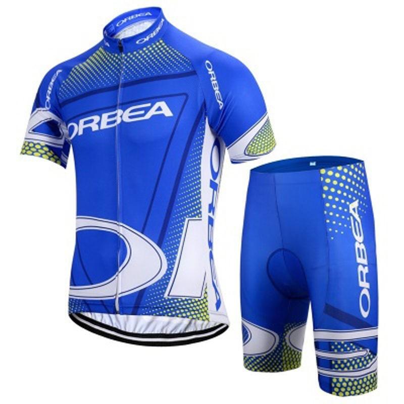 Men Women Cycling Jersey Set Short Sleeve Quick Dry Bike Riding Apparel Outdoor Sports Gear