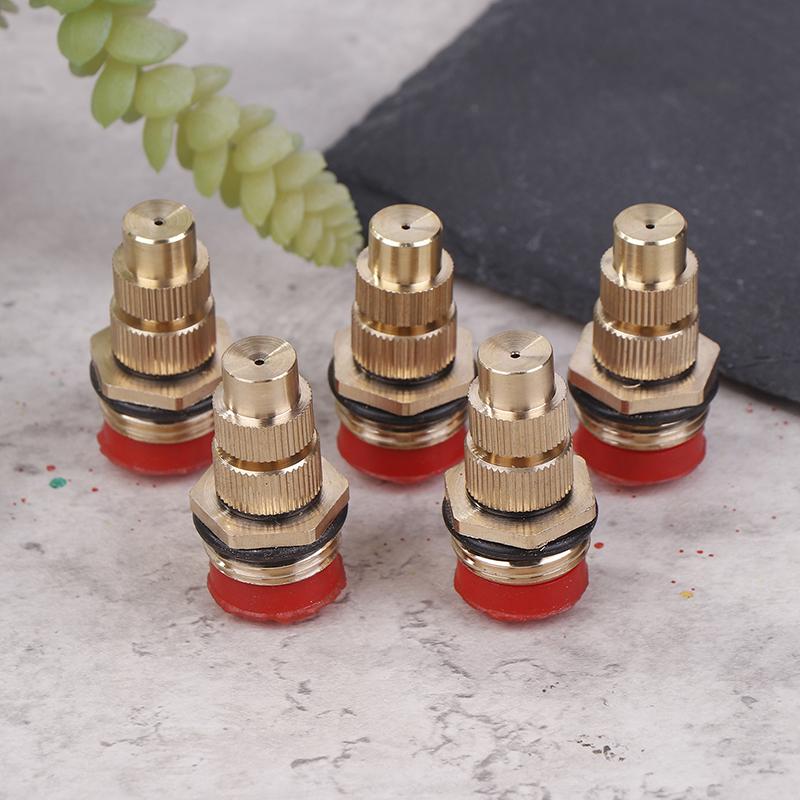 

5Pcs Adjustable Spray Nozzle Lawn Misting Sprinkler Garden Watering Irrigation Spray With 1/2-Inch (Dn15) Male Thread Connection