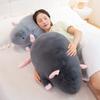 15/35/65cm Fun Gaint Round Mouse Plush Doll Pillow Huge Fat Long Tail Mouse Animal Stuffed Toy Home Decoration Gift For Children