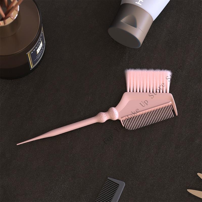 Double Sided Hair Coloring Comb Smooth Hair Treatments With Ergonomic Handle Hair Dyeing Brush For Salon and Home Use