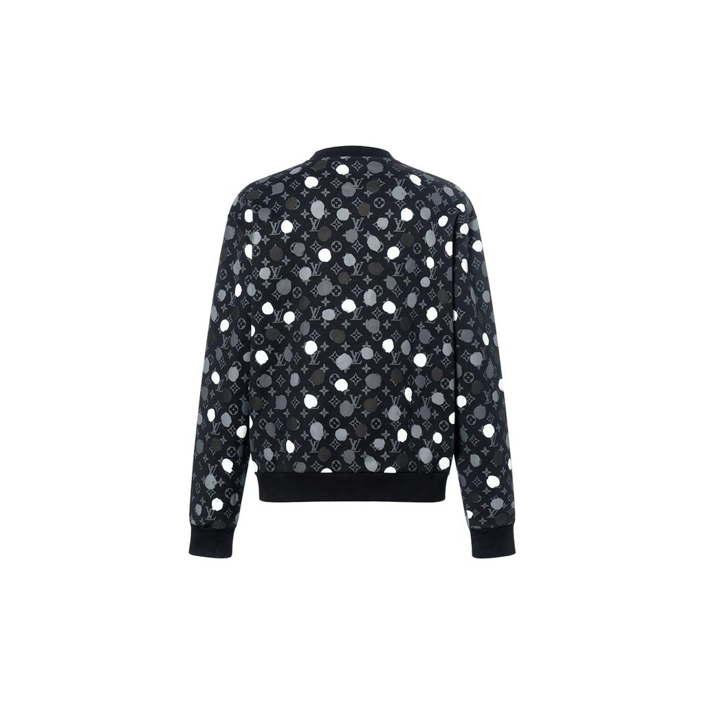 Louis Vuitton X Yayoi Kusama Sweatshirt Men's Black 1AB6J7