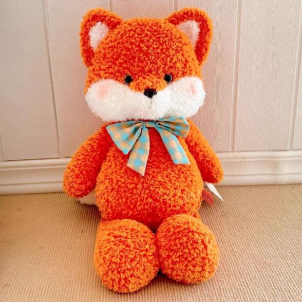 Cute Rabbit Cartoon Fox Sheep Plush Dolls With Pp Cotton For Kids Room Decor