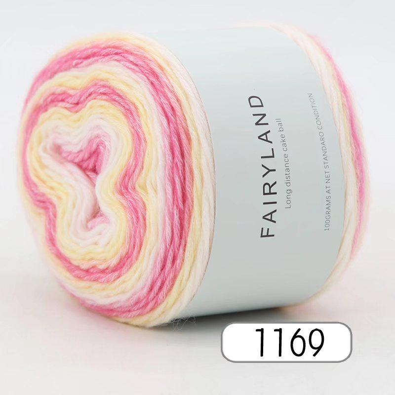 1pc 100g Gradient Rainbow Yarn, Suitable for DIY Crochet and Knitted Warm Sweaters, Scarves, Hats, Shawls, Etc