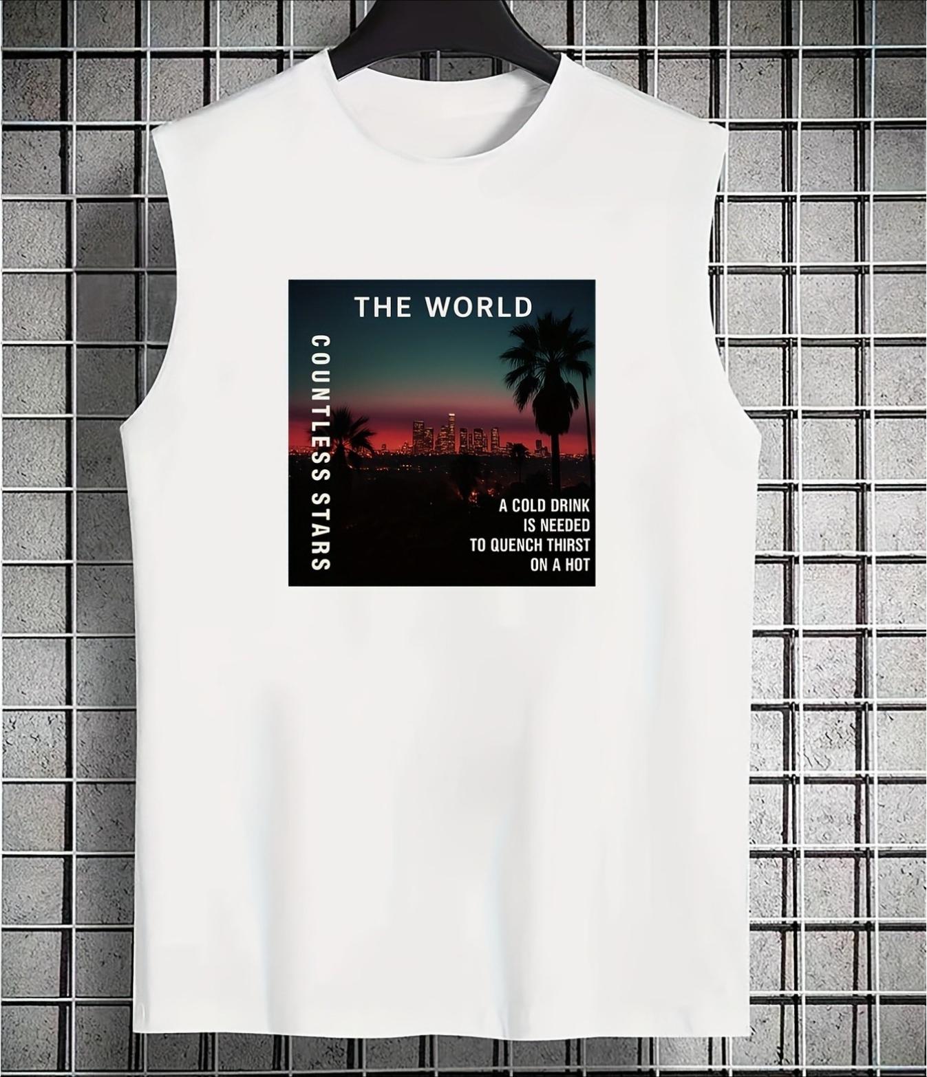 Однотонный мужской безрукавный жилет из полиэстера, легкий, эластичный и дышащий S