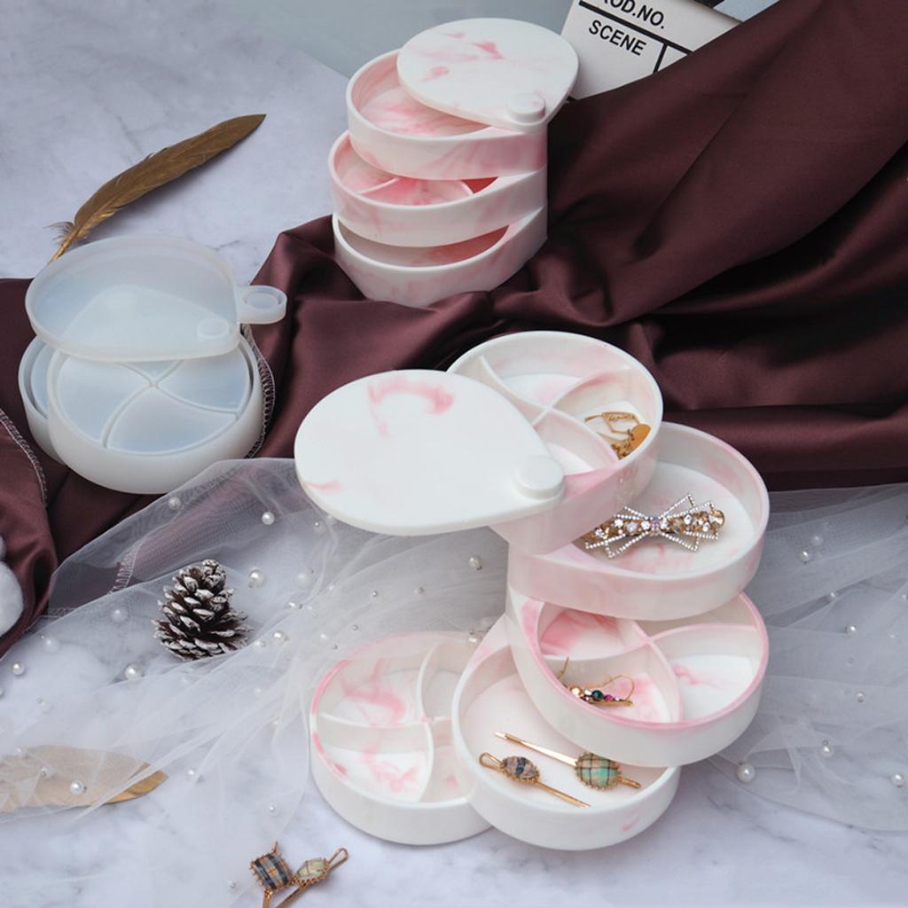 Epoxy Resin Molds with Trays Rotating Box Resin Mold with 3/4/5/6 Layer Bearing