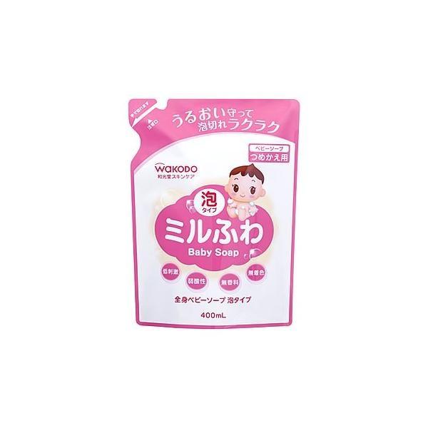 Asahi Group Foods Wakodo Mirufuwa Whole Body Baby Soap Refill 400ml
