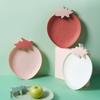 4Pcs Reusable Snack Serving Plate Plastic Food Tray Creative Candy Plate  Kitchen