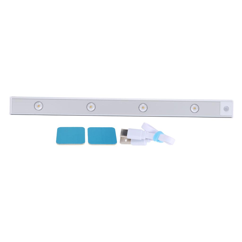 3 Colors Human Body Sensor Cabinet Light Under Cabinet Light Magnetic Rechargeable Led Light Strip